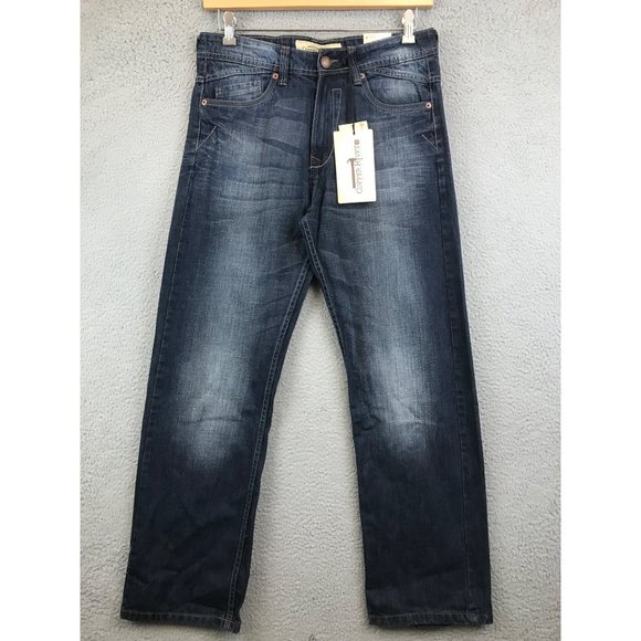 New Copper Rivet Relaxed Straight Jeans Mens size 32x32 - Picture 1 of 14